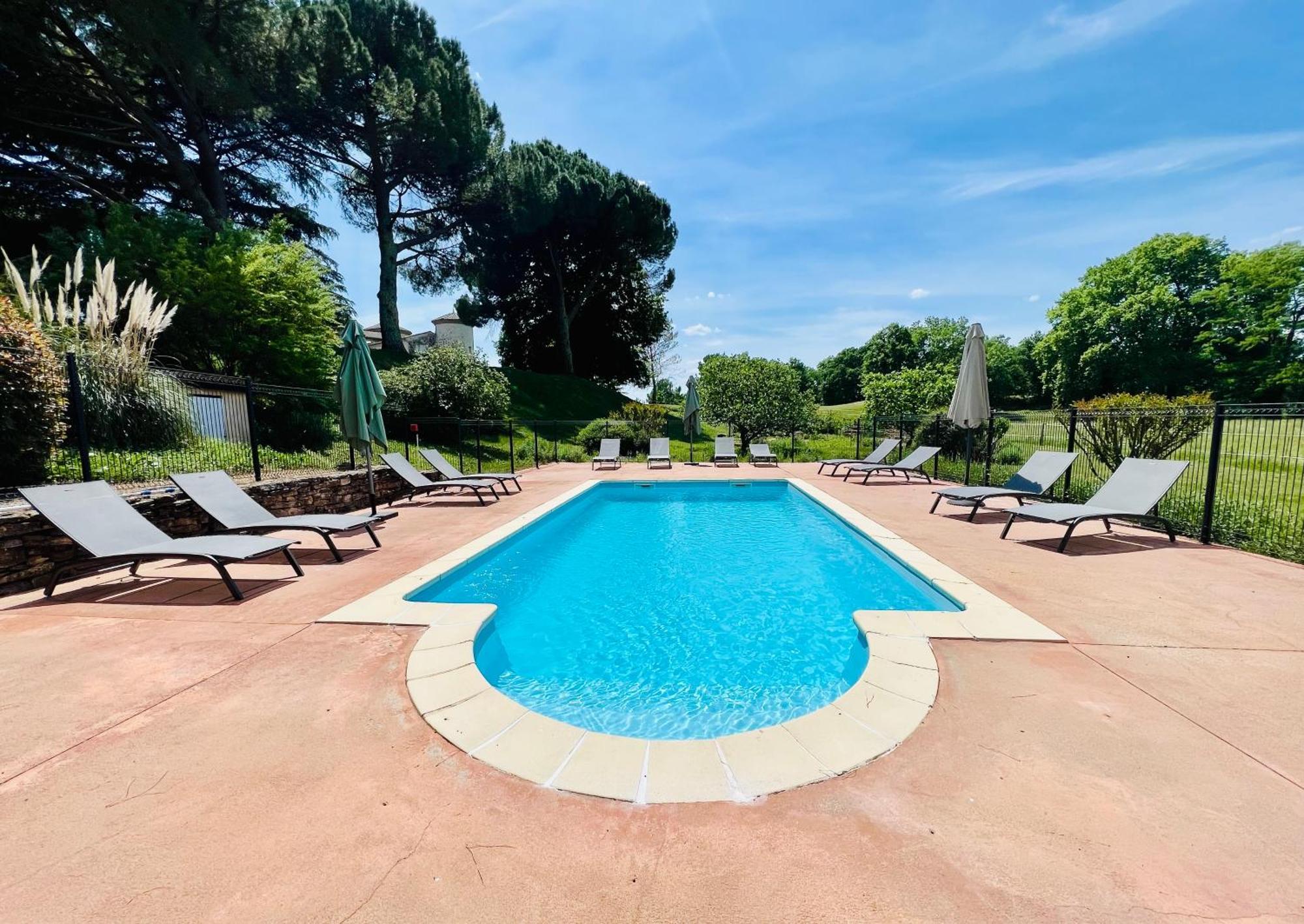 Gites Chateau De La Selve Grospierres Bagian luar foto